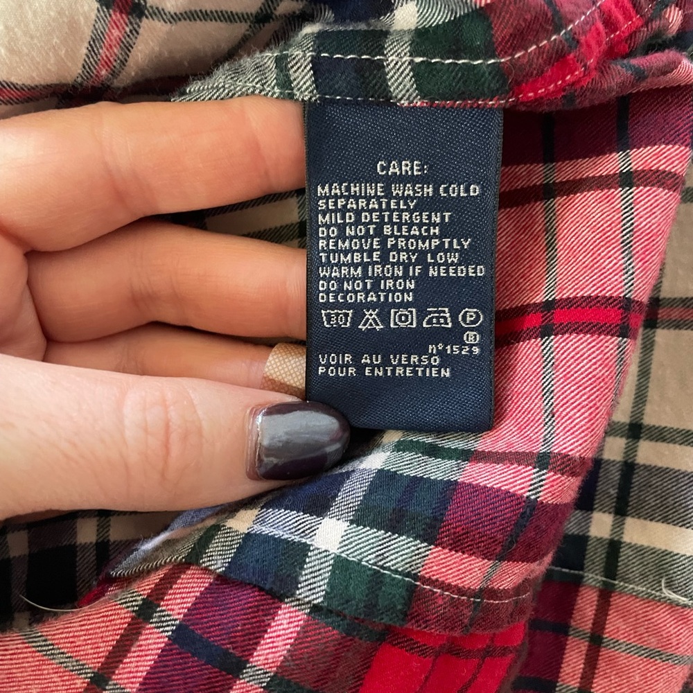 Ralph Lauren Sport Flannel Size 6 - Picture 5 of 5